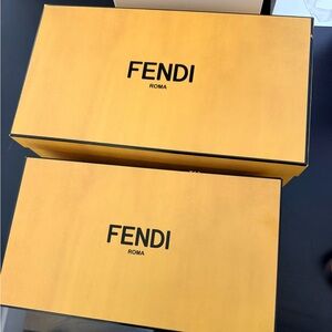 Authentic Fendi Shoe Box